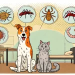 Quels parasites menacent le plus la santé de vos chiens et chats ?